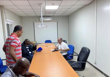Minister of Justice/Attorney General , Cllr. N. Oswald Tweh , Inspects Road Condition Within The Western Cluster Mines Limited Concession Area in Bomi County as part of a Special Presidential Mandate.  Over the weekend,the Minister of Justice/Attorney General, Cllr. N. Oswald Tweh led a delegation comprising of representatives from the Ministries of Public Works and Mines and Energy to Tubmanburg, Bomi County .  The Attorney General and Team inspected road works from the St Paul Bridge to Tubmanburg, Bomi C