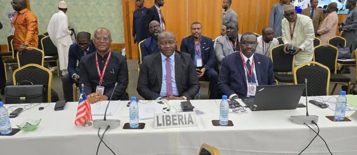 Justice Minister Cllr. N. Oswald Tweh and Two Senior Officials Are in Dakar, Senegal Attending the 30th GIABA Ministerial Meeting.