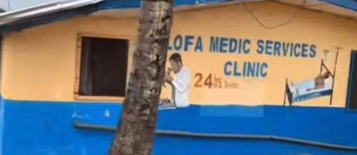 Ministry of Justice shuts down the Lofa Medic services Clinic in Jacob Town; arrests administrator for alleged medical malpractice